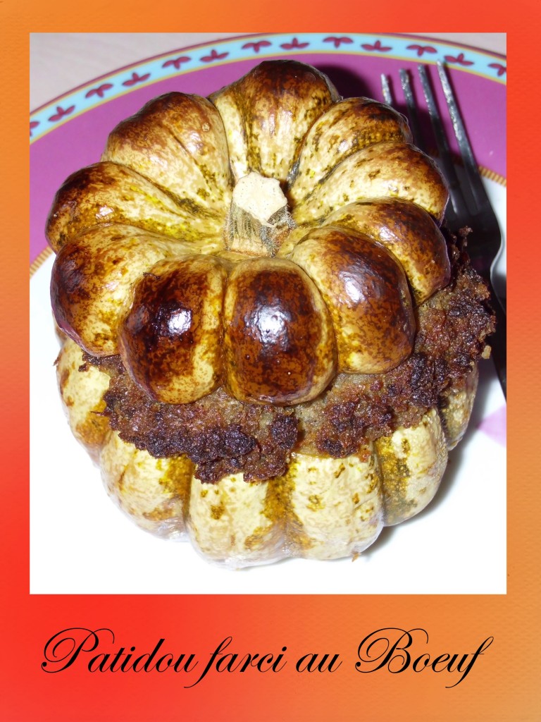 Patidou farci au boeuf
