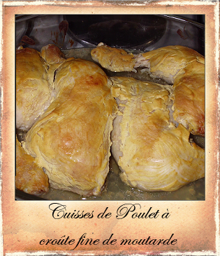 Cuisses de Poulet à croûte fine de moutarde copie